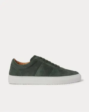 Larry Suede  Forest green low top sneakers