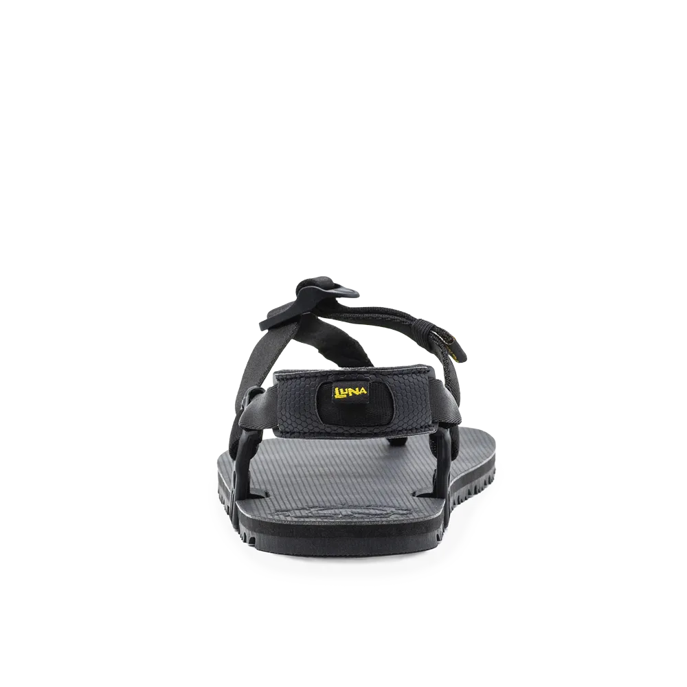 Luna Oso Flaco Winged Edition Black Sandals