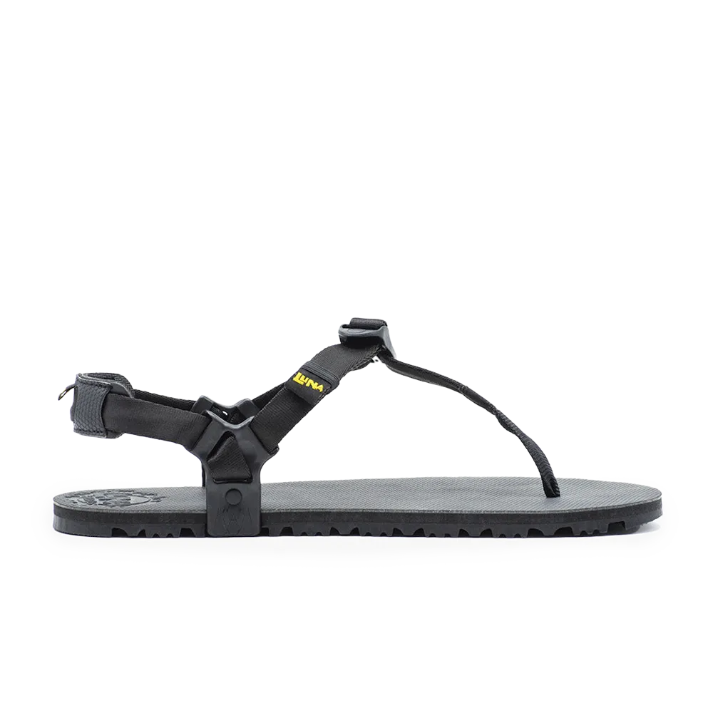 Luna Oso Flaco Winged Edition Black Sandals