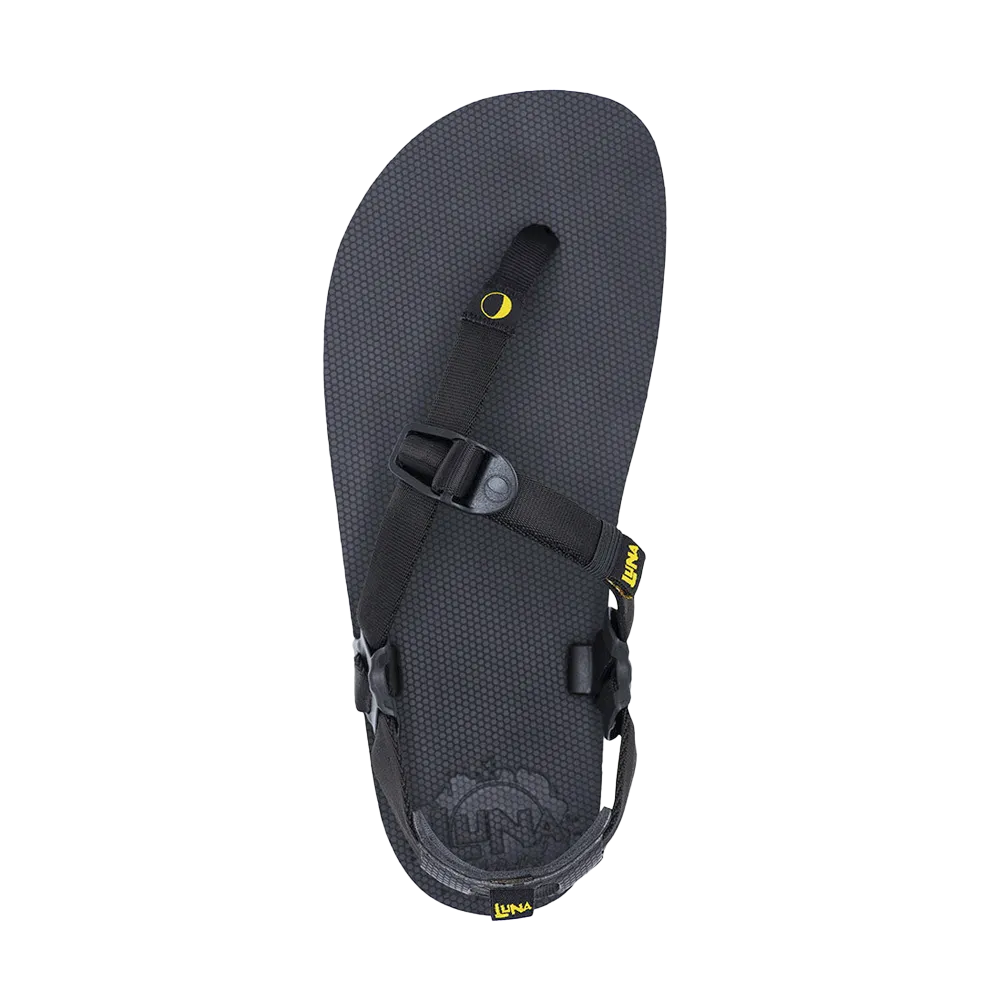 Luna Oso Flaco Winged Edition Black Sandals