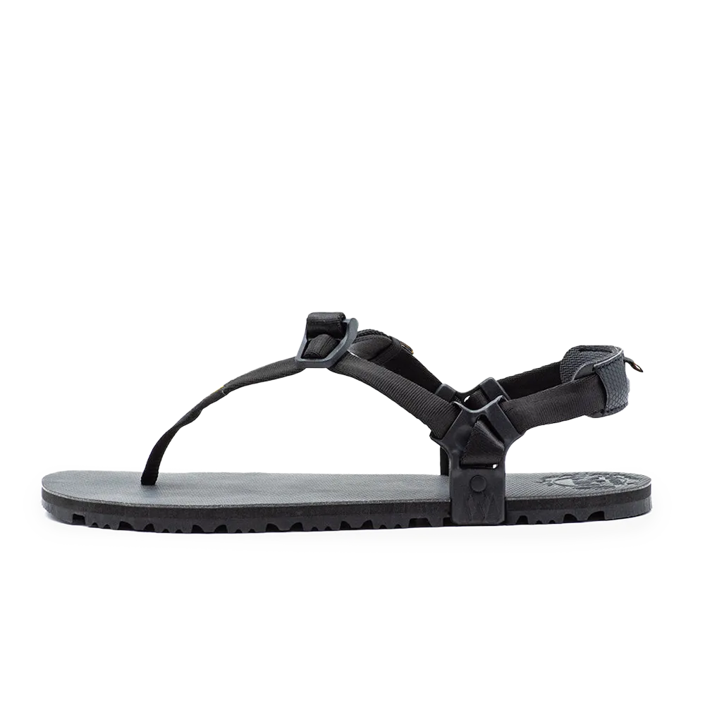 Luna Oso Flaco Winged Edition Black Sandals