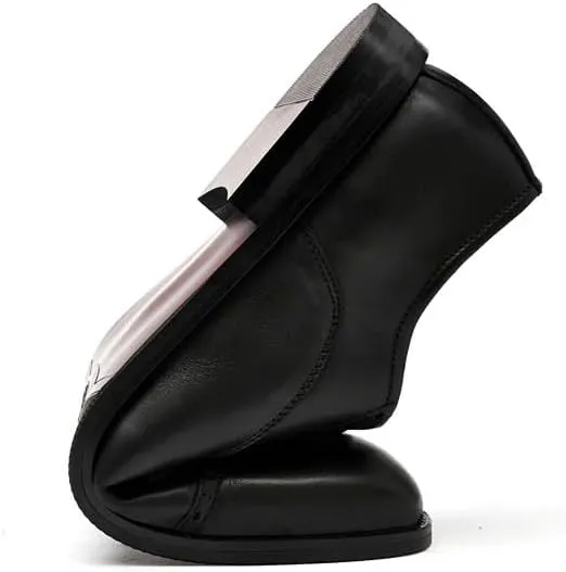 Men Vintage Patent Leather Shoes Classic Lace-up Business Casual Oxford Shoes Men's Square Toe Burnished Brogue Shoes