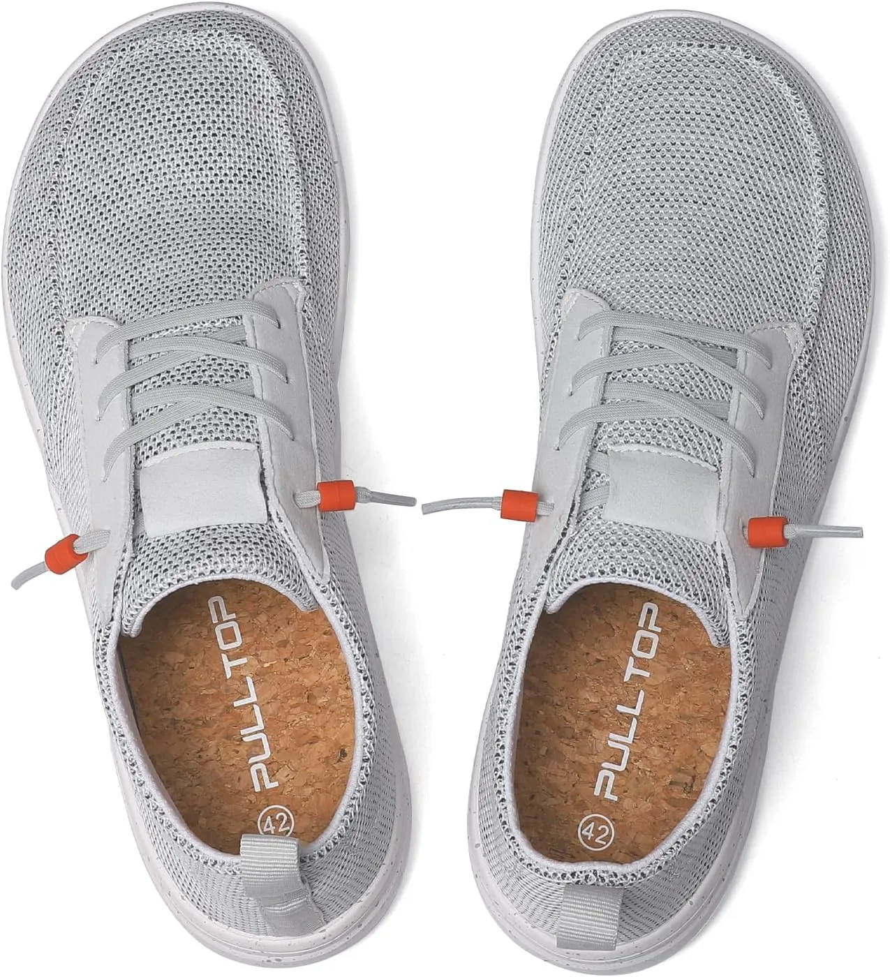 Men's Barefoot Wide Toe Box Shoes - Minimalist Barefoot Shoes with Zero Drop Sole Extra Wide Slip on Walking Shoes for Men