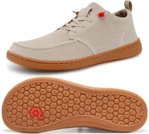 Men's Barefoot Wide Toe Box Shoes - Minimalist Barefoot Shoes with Zero Drop Sole Extra Wide Slip on Walking Shoes for Men