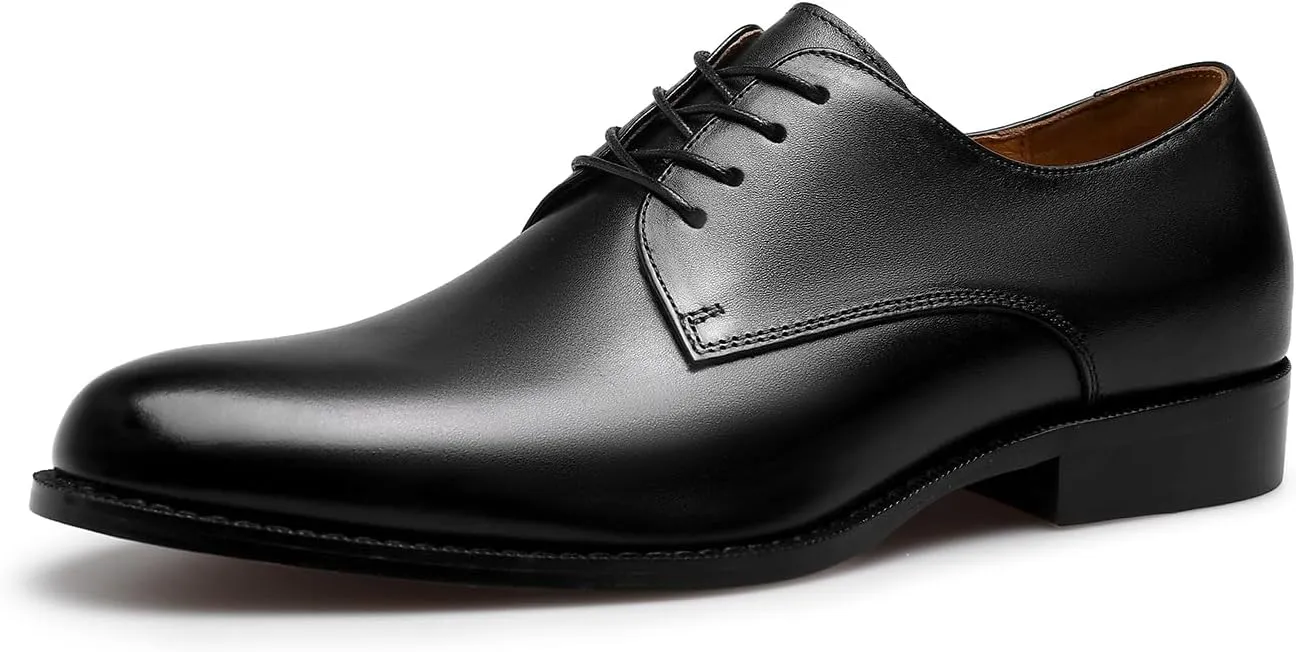 Mens Dress Shoes Classic Formal Oxford in Genuine Leather