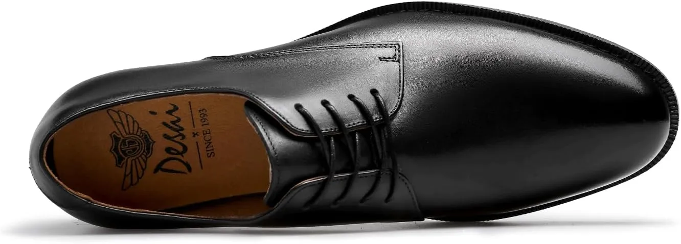 Mens Dress Shoes Classic Formal Oxford in Genuine Leather