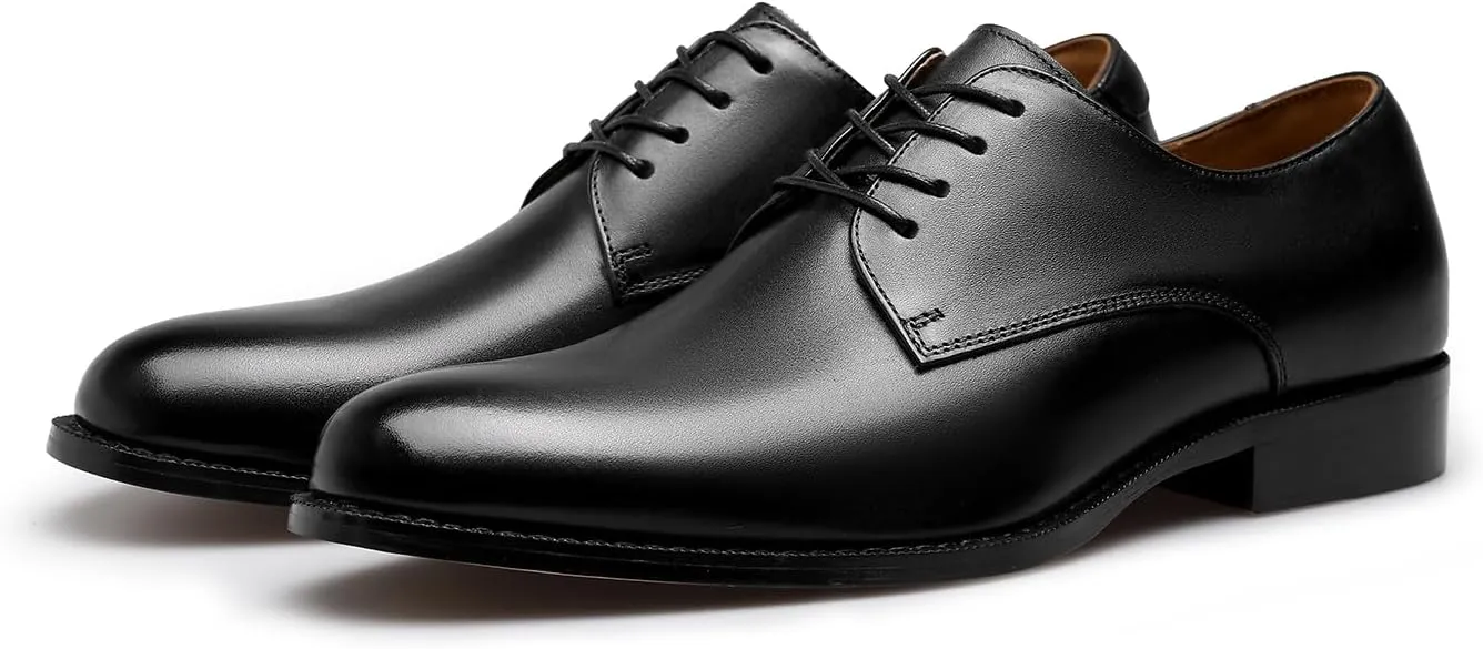 Mens Dress Shoes Classic Formal Oxford in Genuine Leather