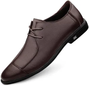 Men's Dress Shoes Mens Classic Lace-up Formal Oxford Patent Leather Wedding Business Brogue for Men