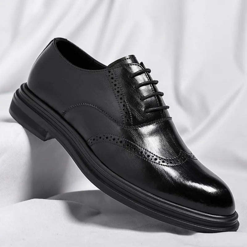 Men's Dress Shoes Mens Modern Classic Lace-up Oxfords Formal Casual Business Wingtip Brogue for Men