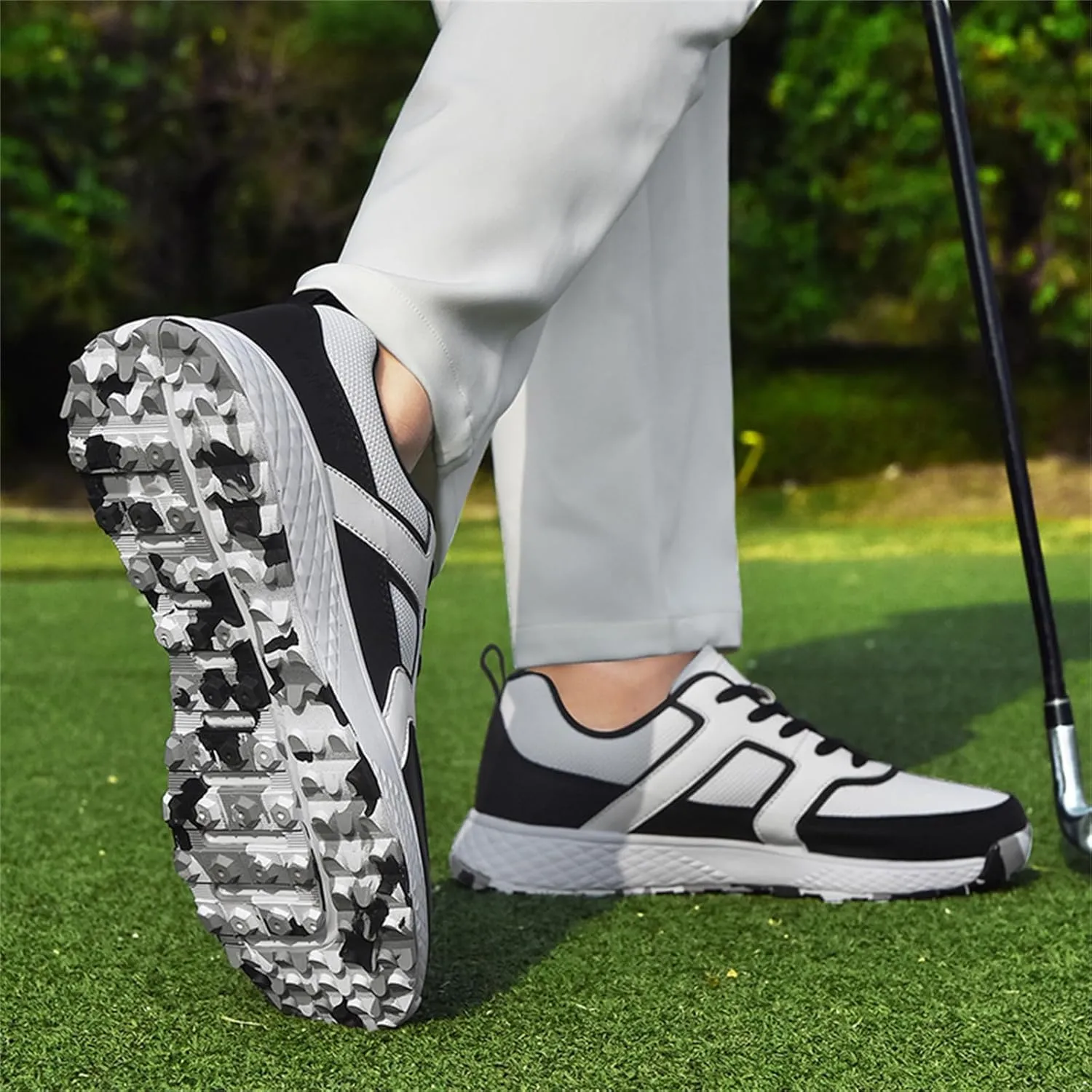 Men's Golf Shoes Fashion Golfers Sneakers Breathable Walking Footwears Comfortable Athletic Sport Shoes