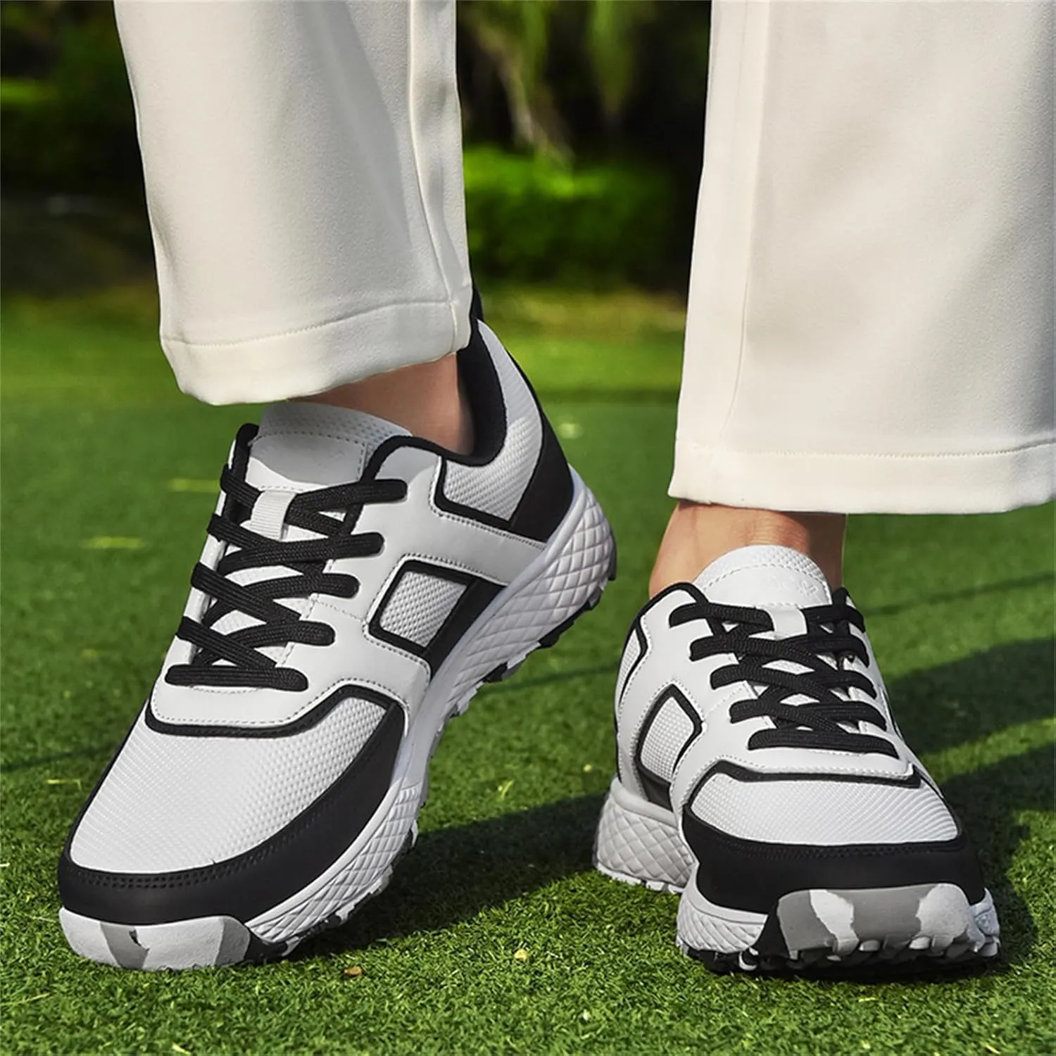 Men's Golf Shoes Fashion Golfers Sneakers Breathable Walking Footwears Comfortable Athletic Sport Shoes