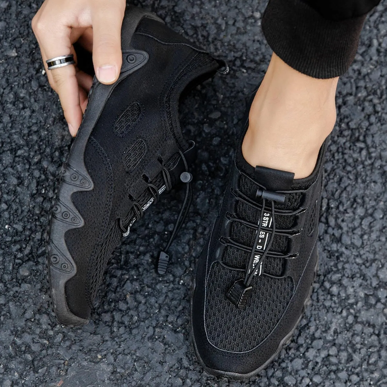 Men's Kiking Shoes Golf Low Top Outdoor Traveling Driving Lightweight Mens Sneaker