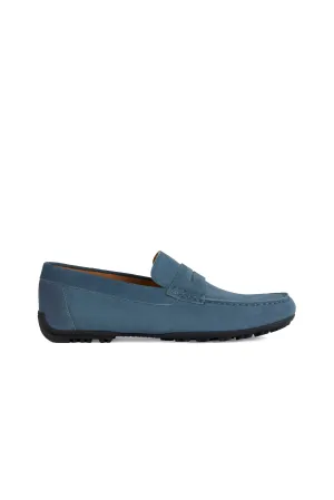 Mens Kosmopolis Suede X-Grip Loafer - Jeans