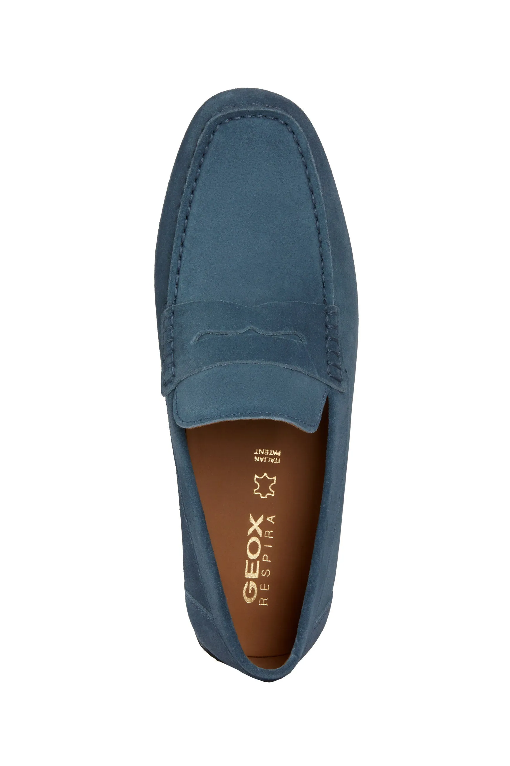 Mens Kosmopolis Suede X-Grip Loafer - Jeans
