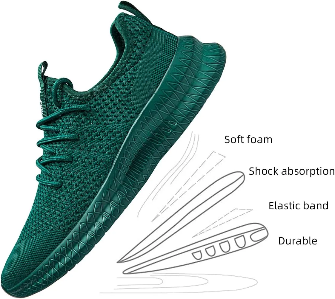 Men's Shoes Running Walking Sneakers Casual Tennis Slip on Shoes Lightweight Breathable Fashion Comfortable Workout Athletic for Shoes Gym Sport