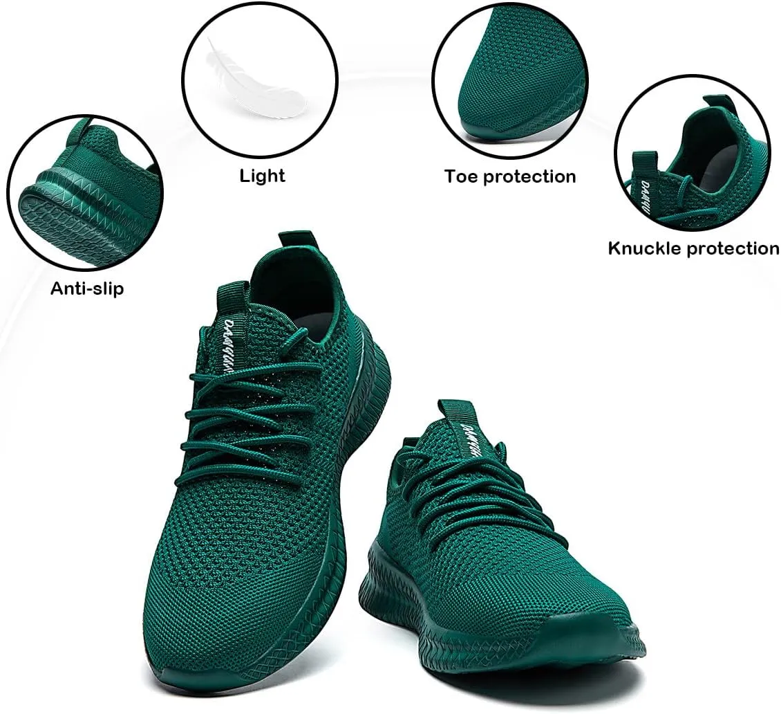Men's Shoes Running Walking Sneakers Casual Tennis Slip on Shoes Lightweight Breathable Fashion Comfortable Workout Athletic for Shoes Gym Sport