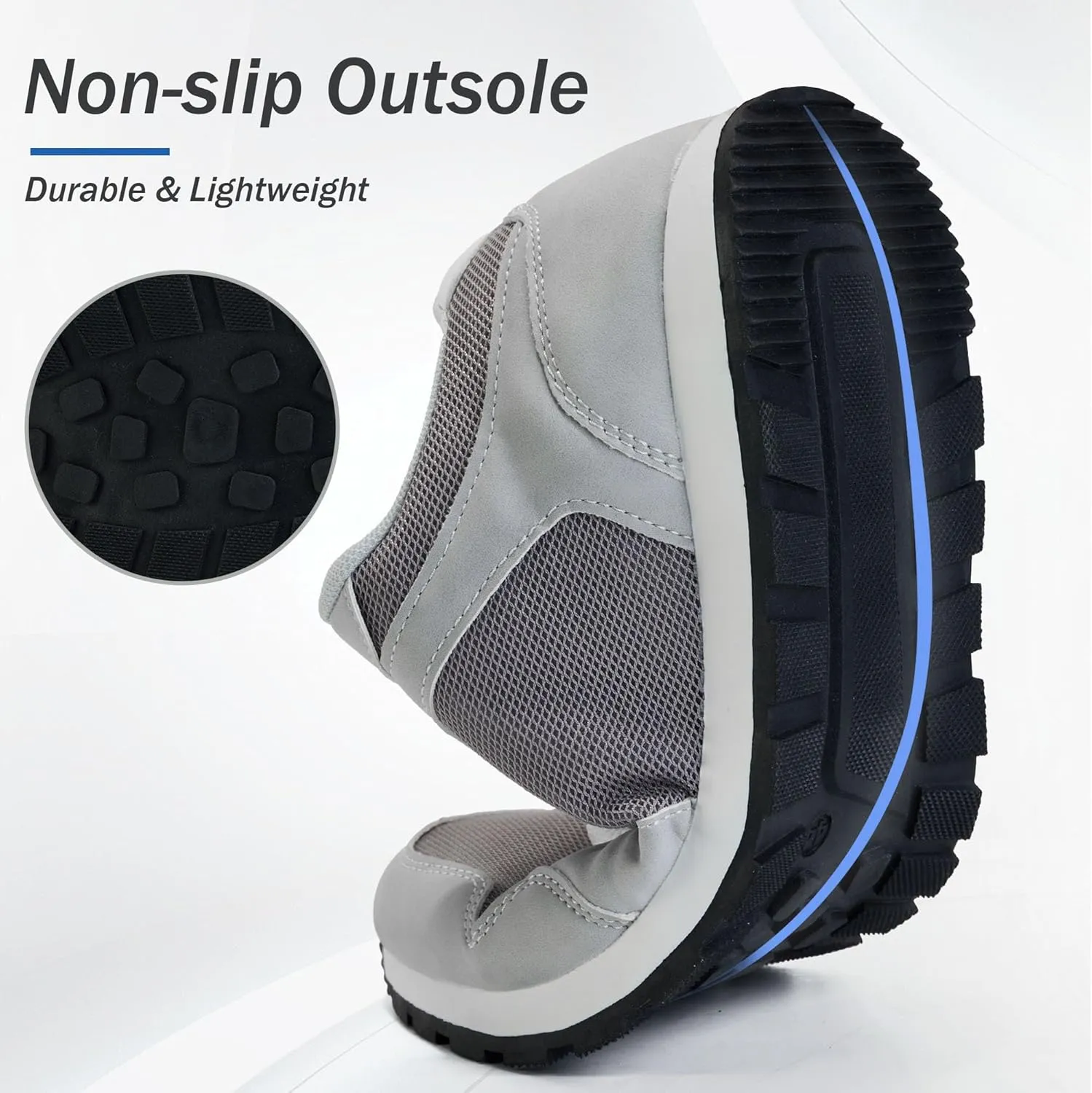 Mens Walking Shoes Casual Non Slip Fashion Sneakers Athletic Gym Workout Shoes Comfortable Lightweight Sneakers