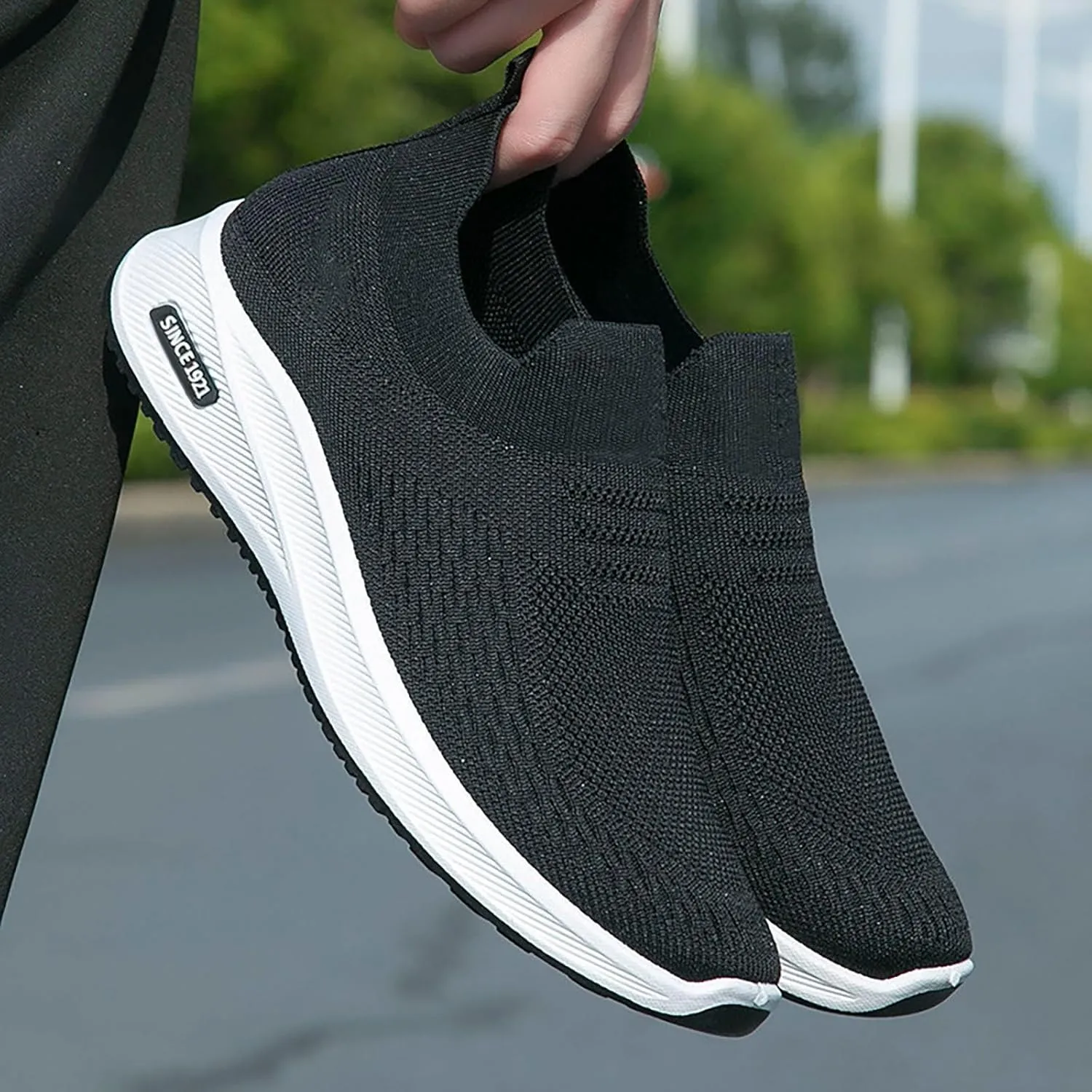 Men's Walking Shoes Golf Low Top Running Traveling Work Men's Sneaker