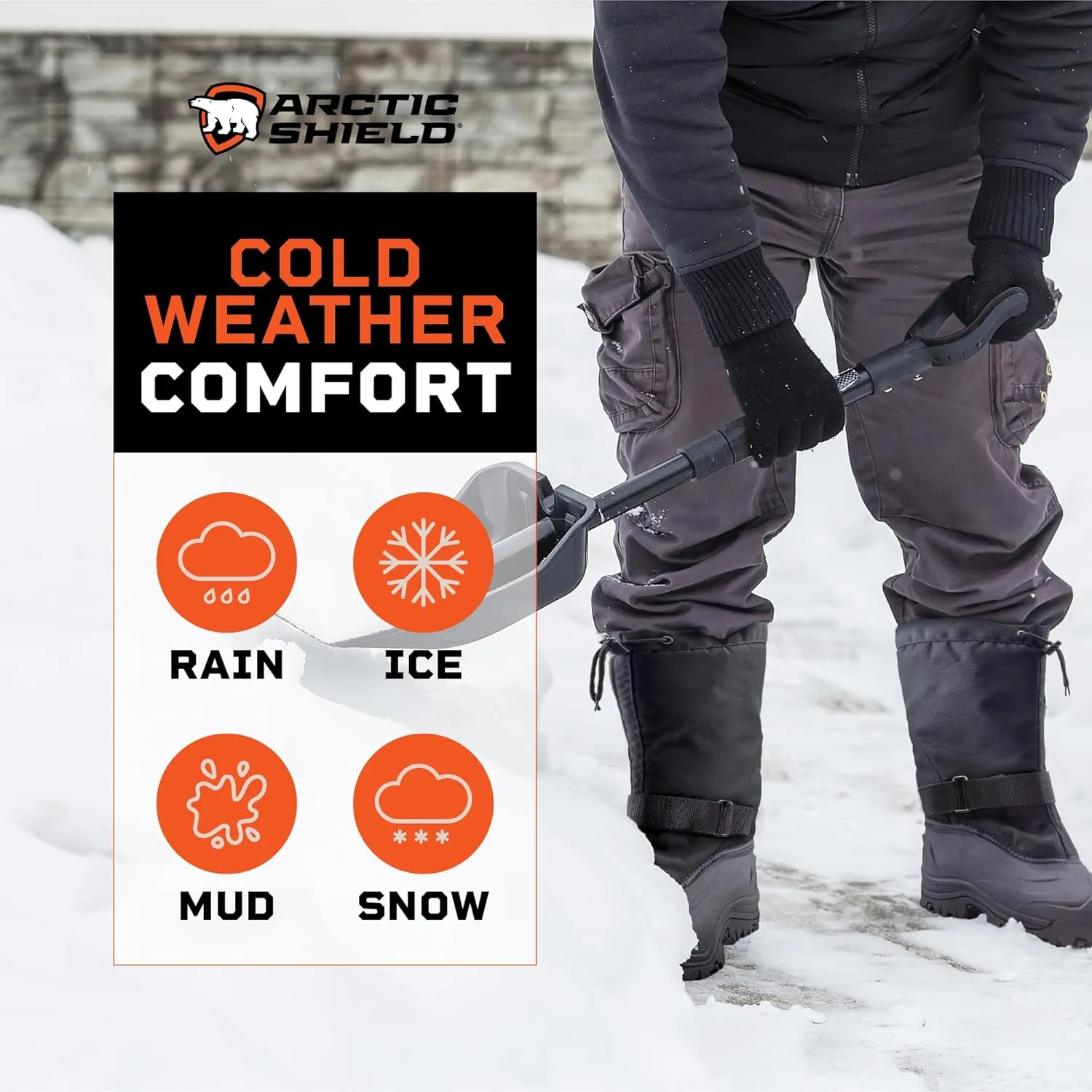 Mens Winter Boots for Men with Removable Wearable Thermal Liner - Tall Warm Waterproof Insulated Mens Snow Boots for Men Rated to -40 F