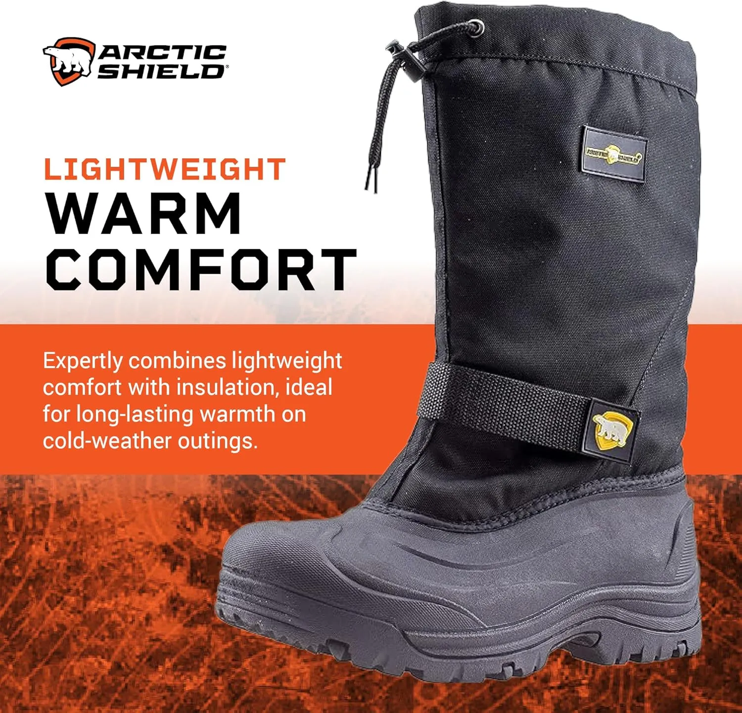 Mens Winter Boots for Men with Removable Wearable Thermal Liner - Tall Warm Waterproof Insulated Mens Snow Boots for Men Rated to -40 F
