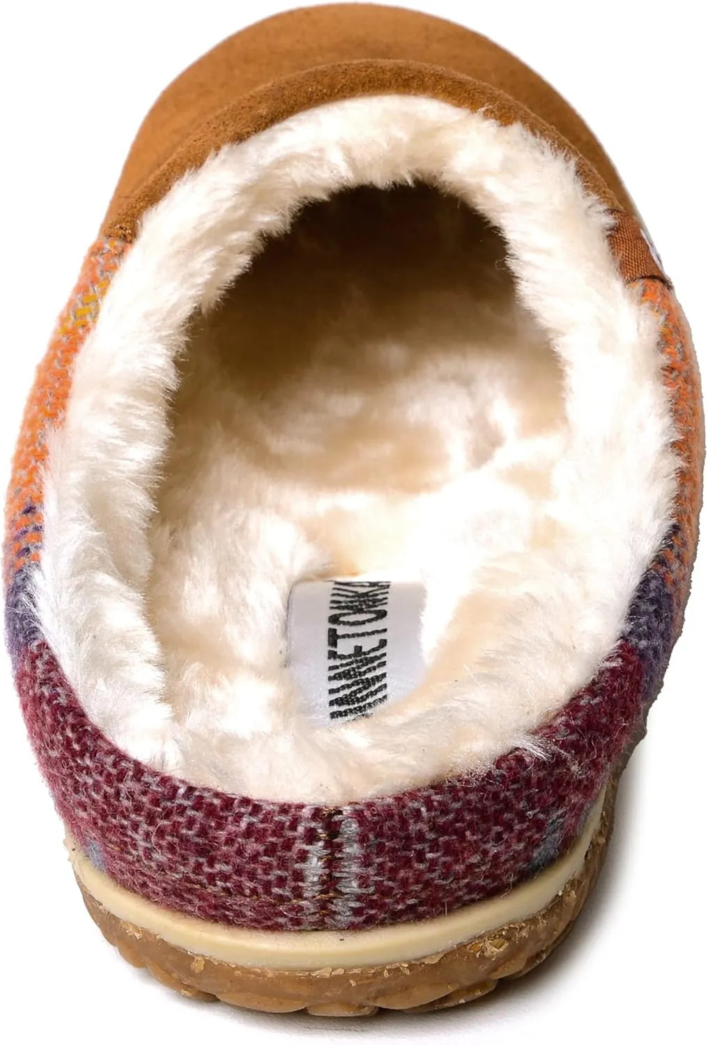 Minnetonka Tahoe  Indoor/Outdoor Slippers for Women with Hard Sole Design and Slip On Clog Silhouette
