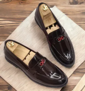 New Fashion Shiny Slip-On Loafer Shoes for Men