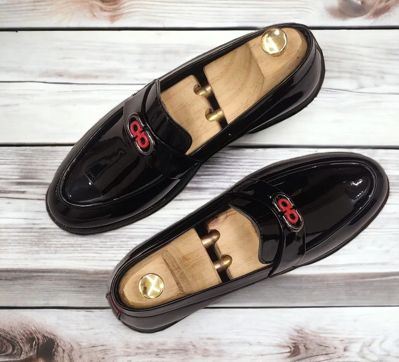 New Fashion Shiny Slip-On Loafer Shoes for Men