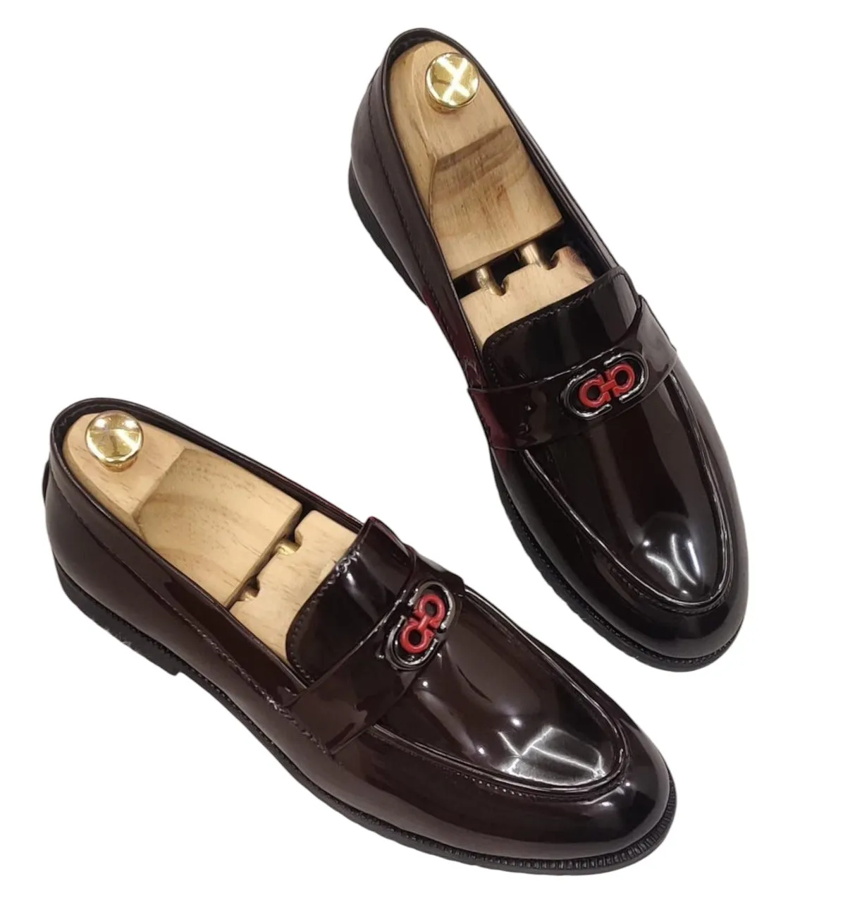 New Fashion Shiny Slip-On Loafer Shoes for Men