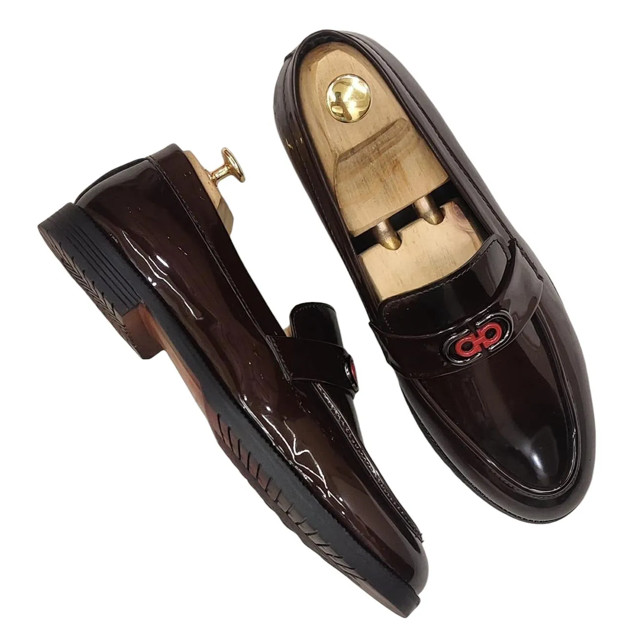 New Fashion Shiny Slip-On Loafer Shoes for Men
