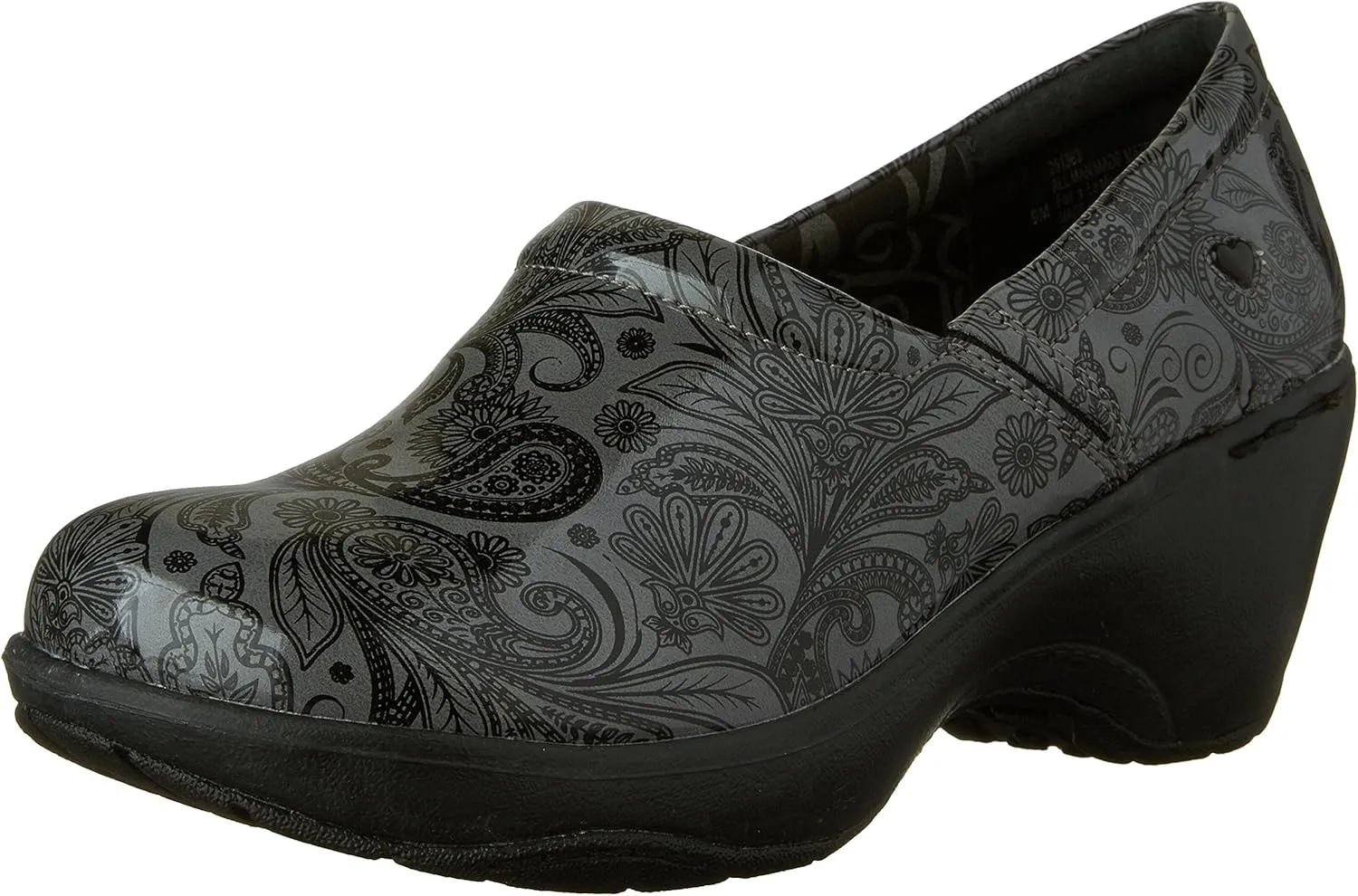 Nurse Mates Bryar Shoes | Full-Grain Leather | Slip-Resistant | Comfort Support | Black