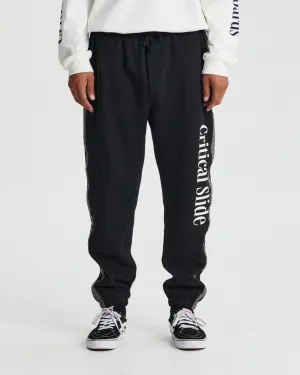 Offset Tape Trackie - Vintage Black