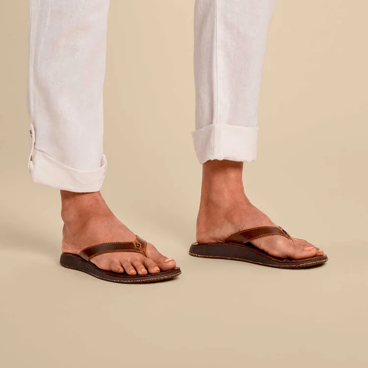 Olukai Women's Paniolo Natural Sandals