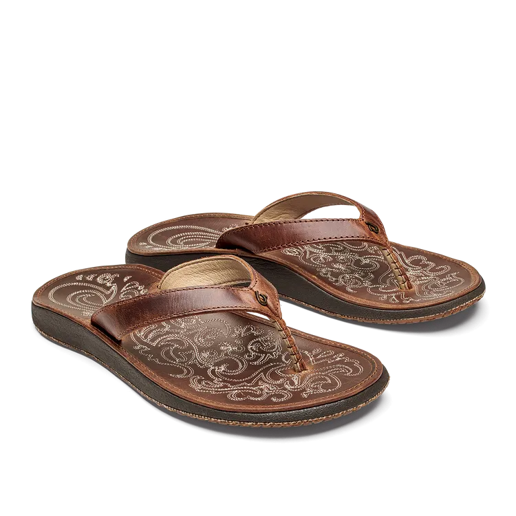 Olukai Women's Paniolo Natural Sandals