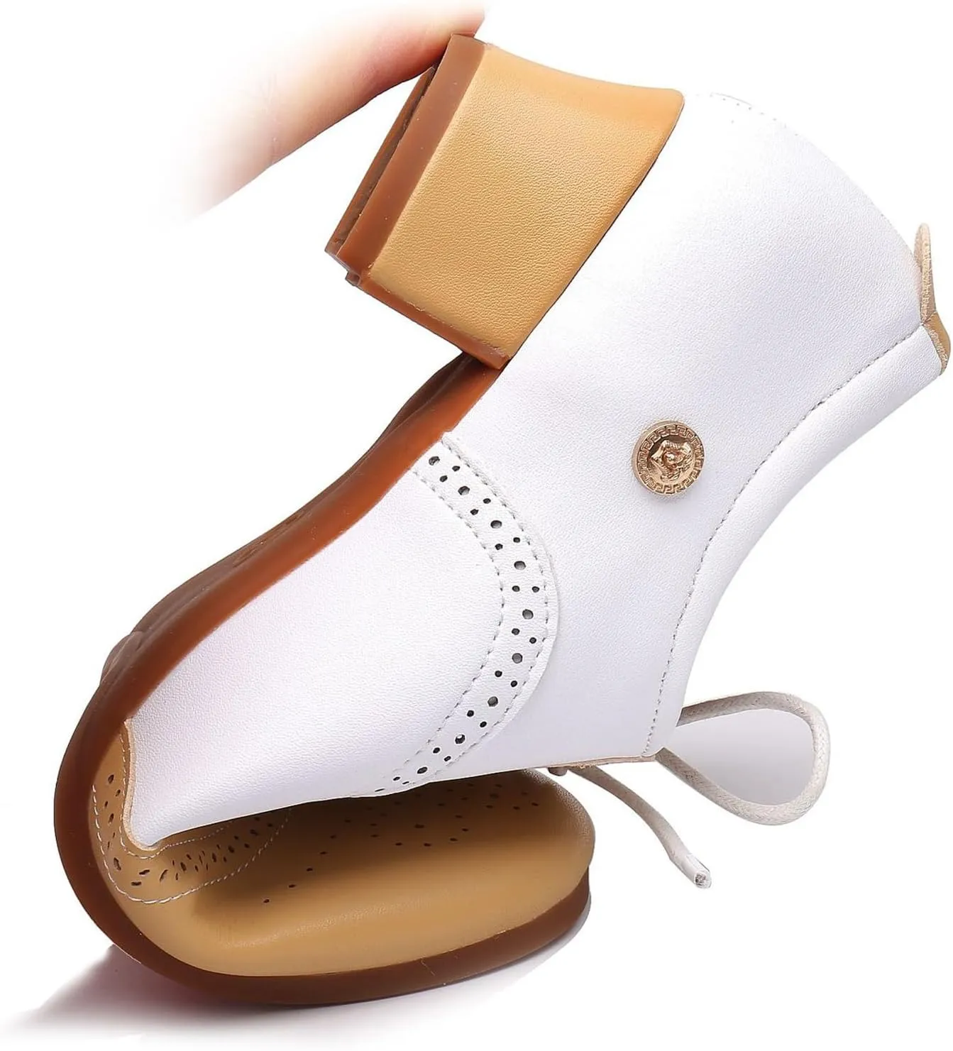 ONAIC Womens Latin Dance Shoes 5Cm Heels Comfortable Ballroom Dance Shoes Performance Professional Latin Salsa Shoes