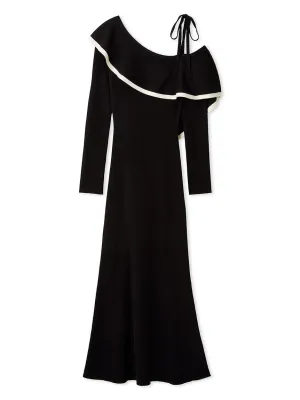 One-Shoulder Maxi Knit Dress