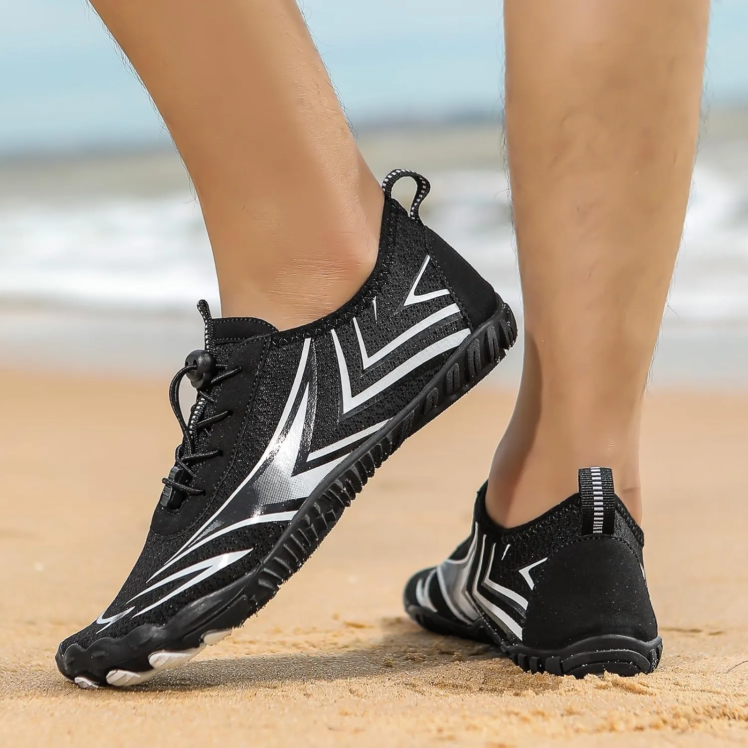 Orthotic Water Shoes with Arch Support for Women Wide Width Hiking Shoes Women Waterproof Lightweight Wide Toe Running Shoe Boots Sneakers for Walking Beach Hiking Drifting Wading Barefoot Footwear