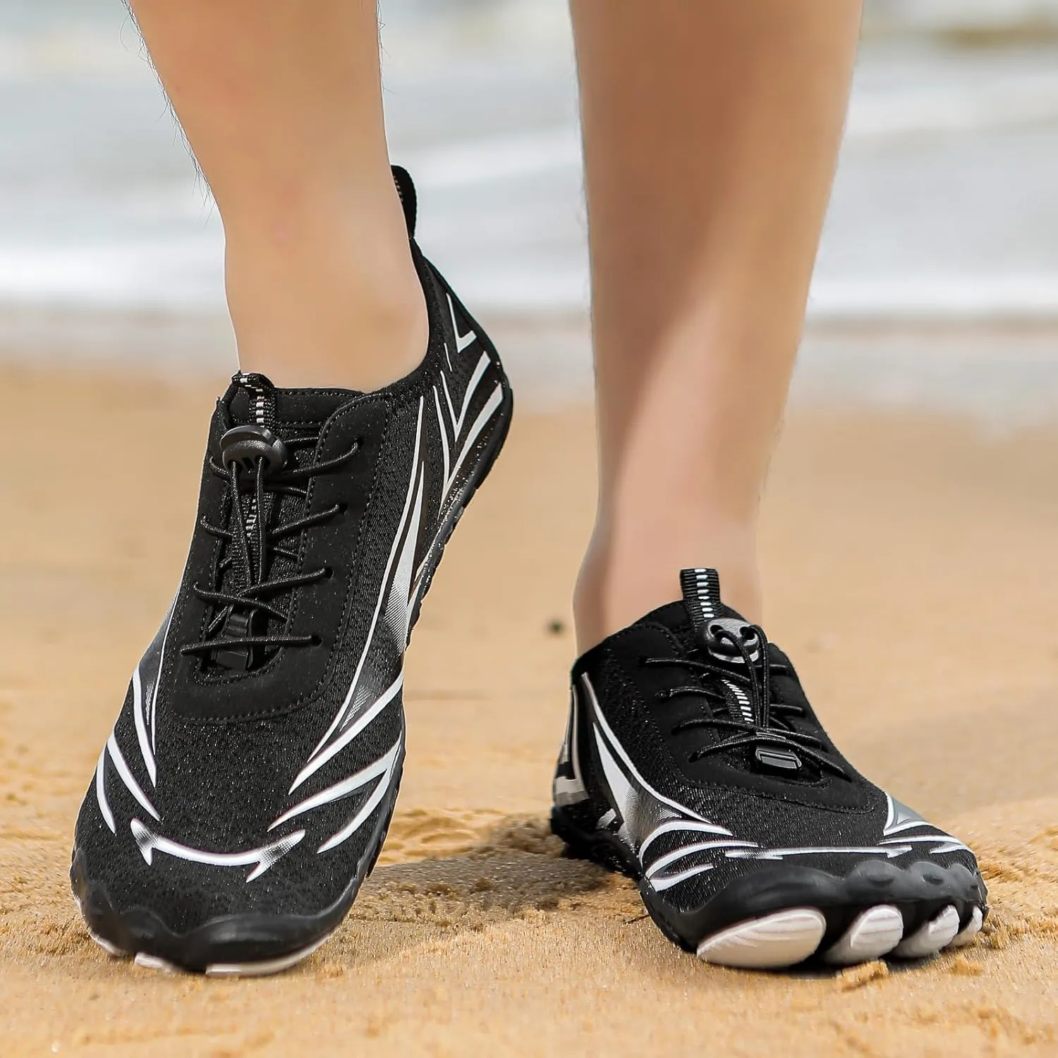 Orthotic Water Shoes with Arch Support for Women Wide Width Hiking Shoes Women Waterproof Lightweight Wide Toe Running Shoe Boots Sneakers for Walking Beach Hiking Drifting Wading Barefoot Footwear