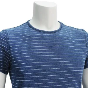 Pepe Armadale Indigo Stripe Men's T-Shirt - Dark Blue