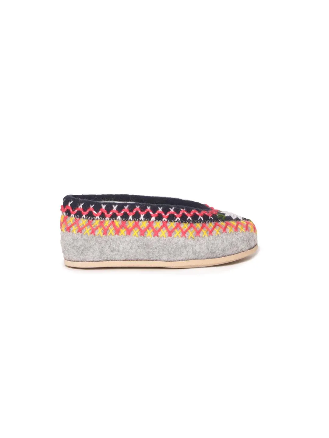Polish kids felt slippers