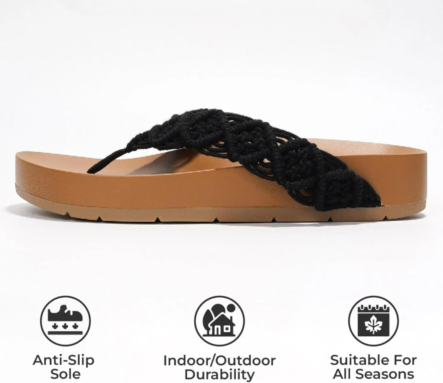 Project Cloud Womens Sandals  Comfortable Crochet Flip Flops for Women with Memory Foam Insole  Lightweight Fashion Sandals for Women 2025  Womens Flip Flops for Summer (Hammock)