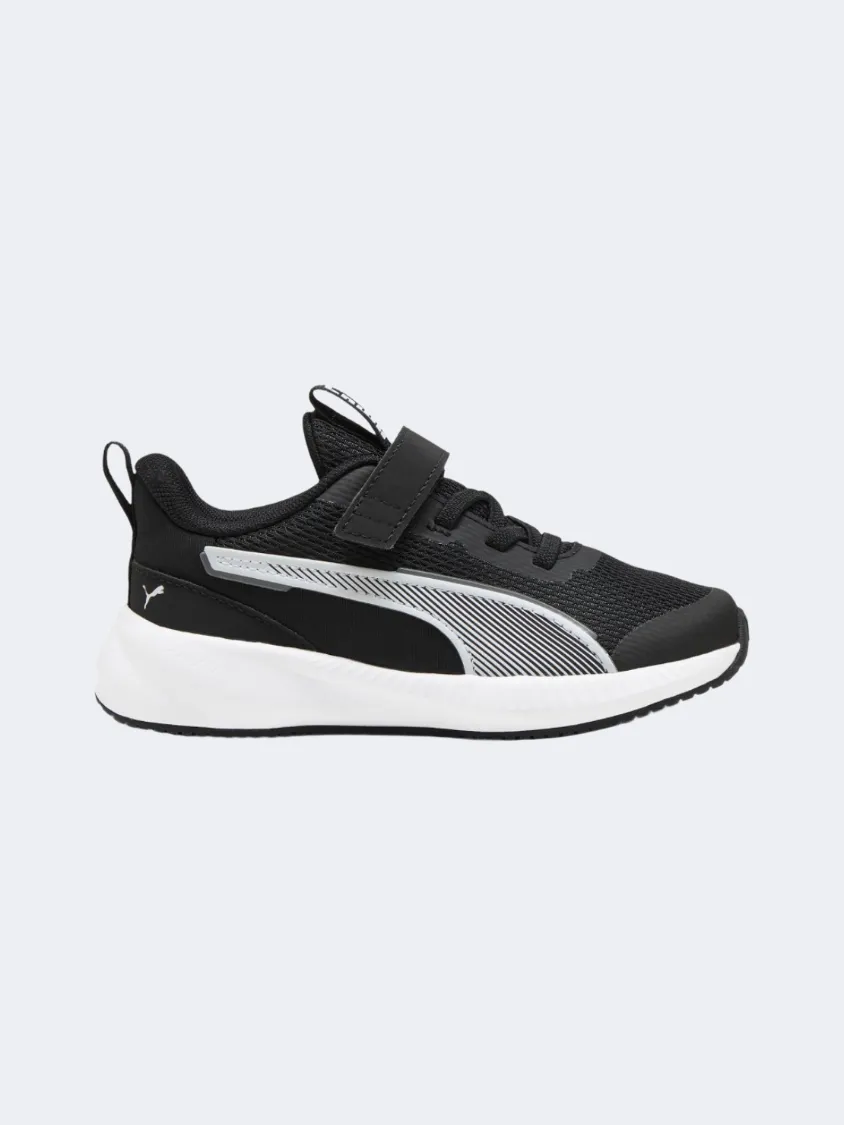 Puma Flyer 3 Ac Plus Ps Boys Running Sneakers Black/White