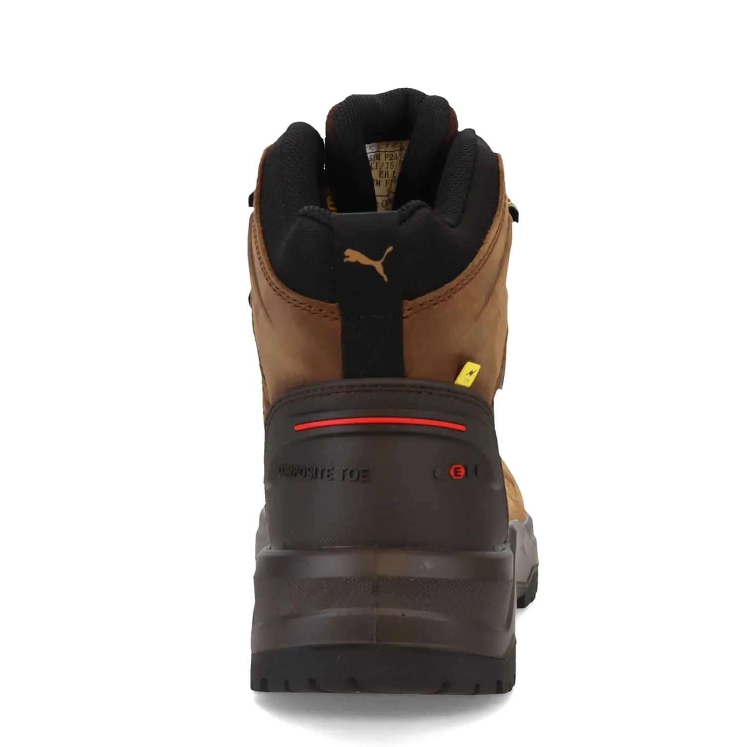 PUMA Men's Iron 6" Composite Toe Industrial Boot, Brown, 11