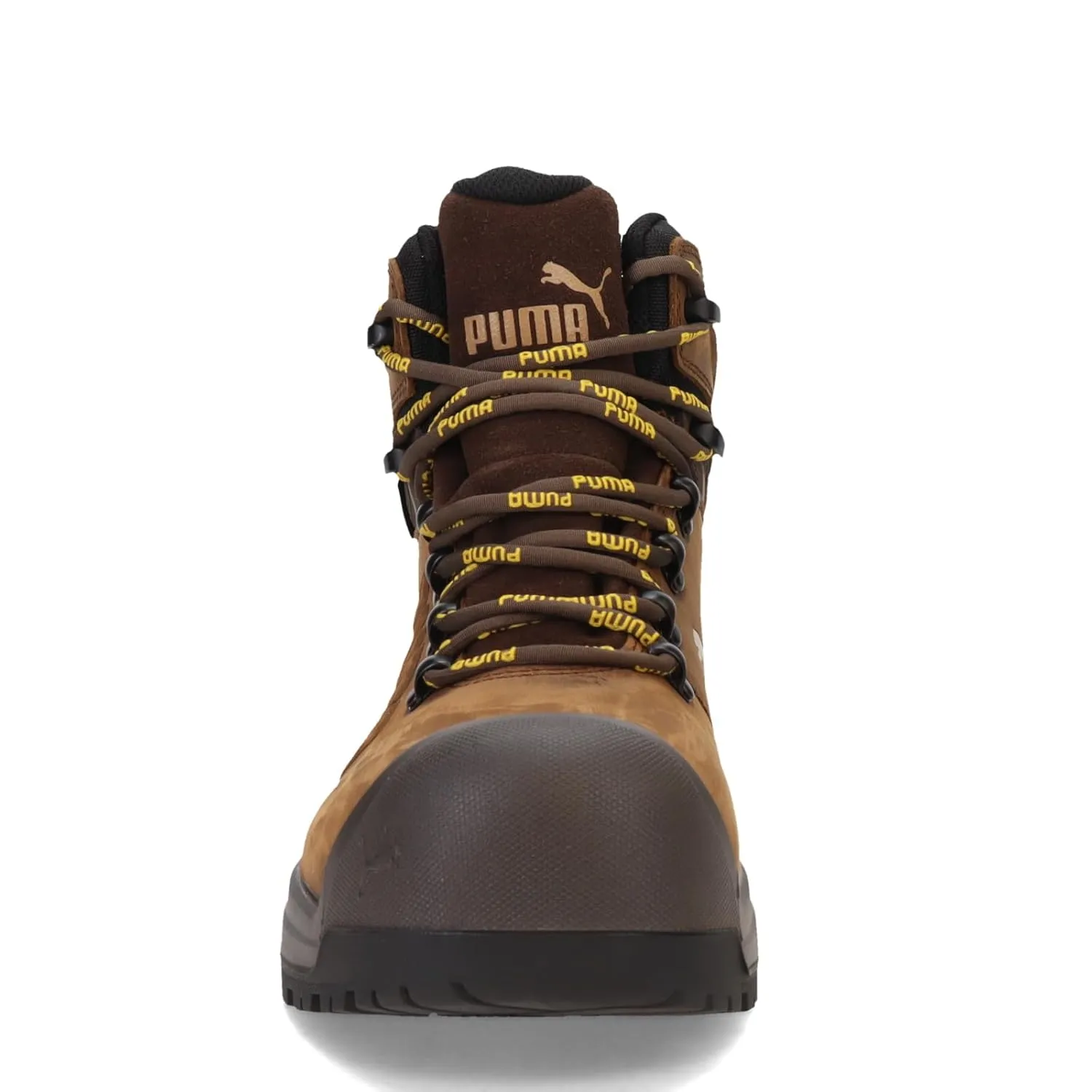 PUMA Men's Iron 6" Composite Toe Industrial Boot, Brown, 11