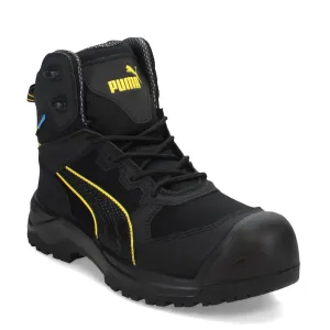 PUMA Men's Rock 6" Composite Toe Industrial Boot, Black, 11