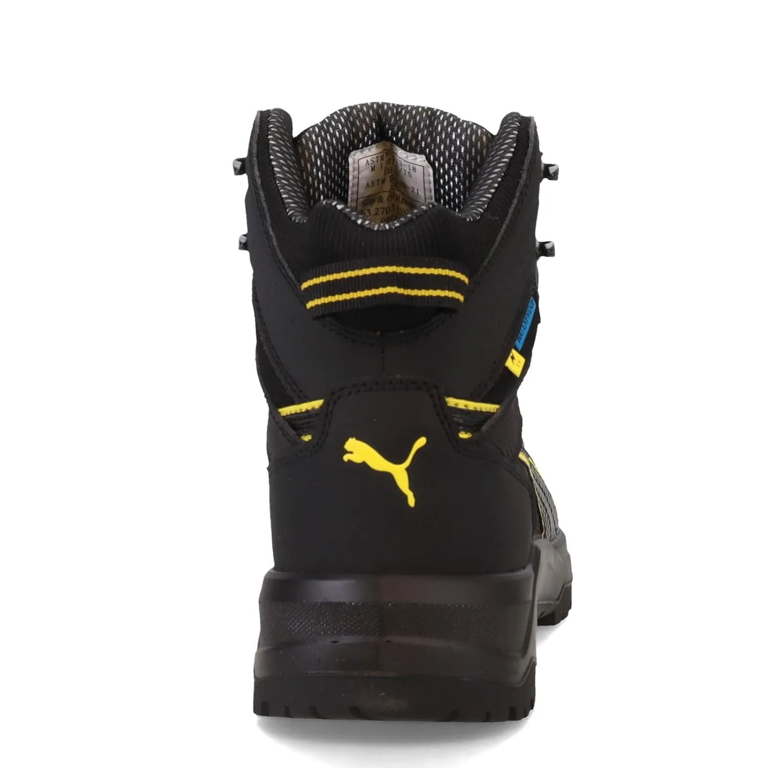 PUMA Men's Rock 6" Composite Toe Industrial Boot, Black, 11