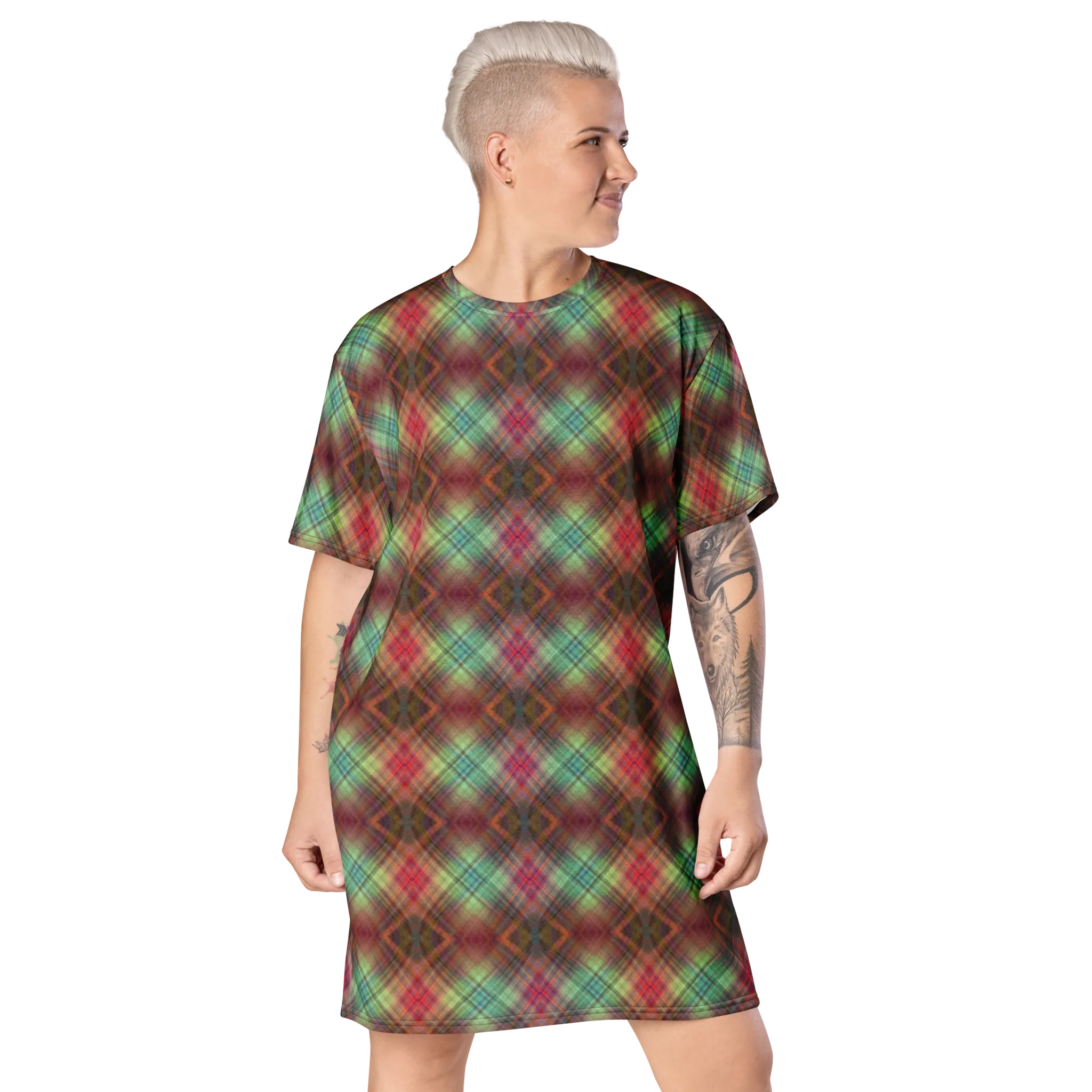 Recursia Argyle Rewired I T-Shirt Dress