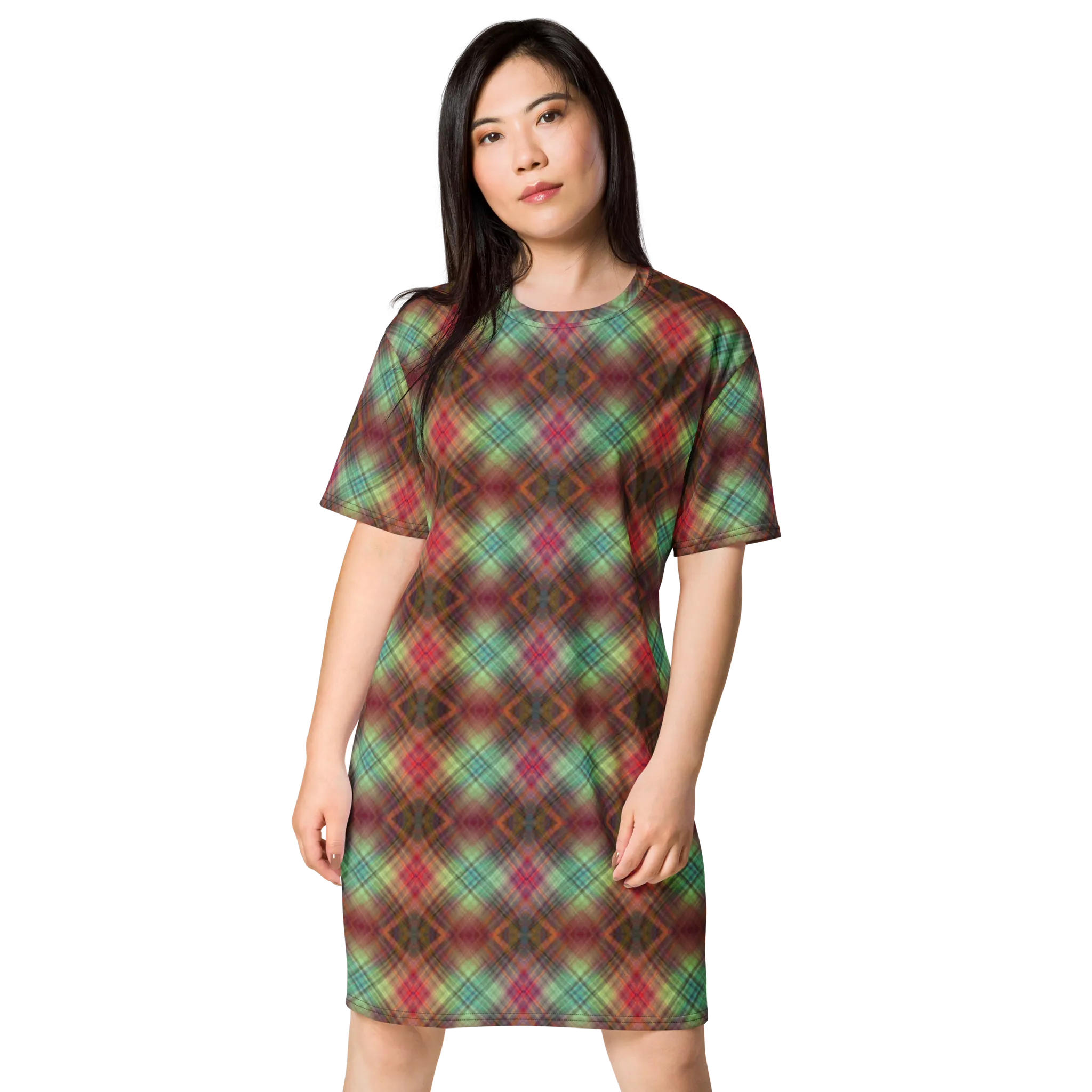 Recursia Argyle Rewired I T-Shirt Dress
