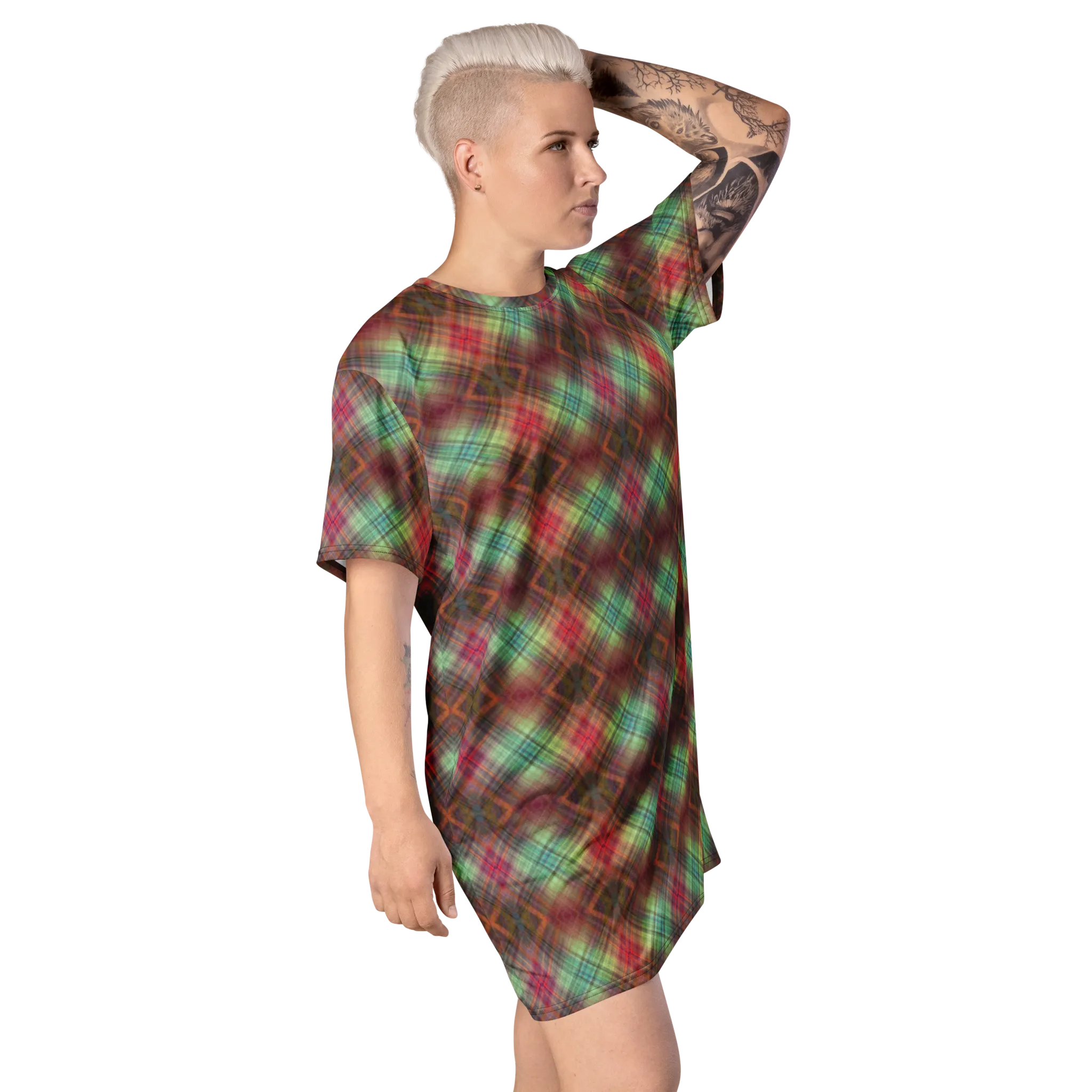 Recursia Argyle Rewired I T-Shirt Dress
