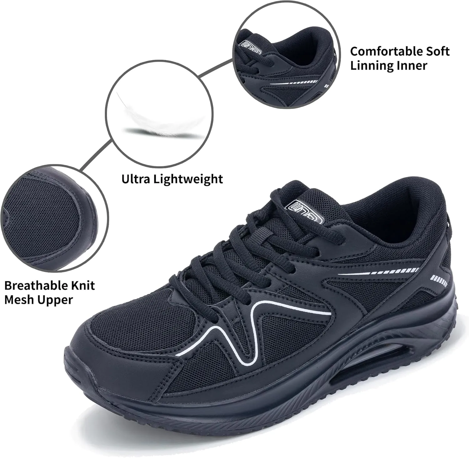 RomenSi Womens Arch Support Walking Shoes Tennis Fashion Sneakers Comfortable Orthotic Casual Shoes for Plantar Fasciitis Pain Relief US 6-11