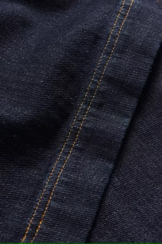 Seasalt Sennen Cove Wide Leg Jeans Dark Wash Grain